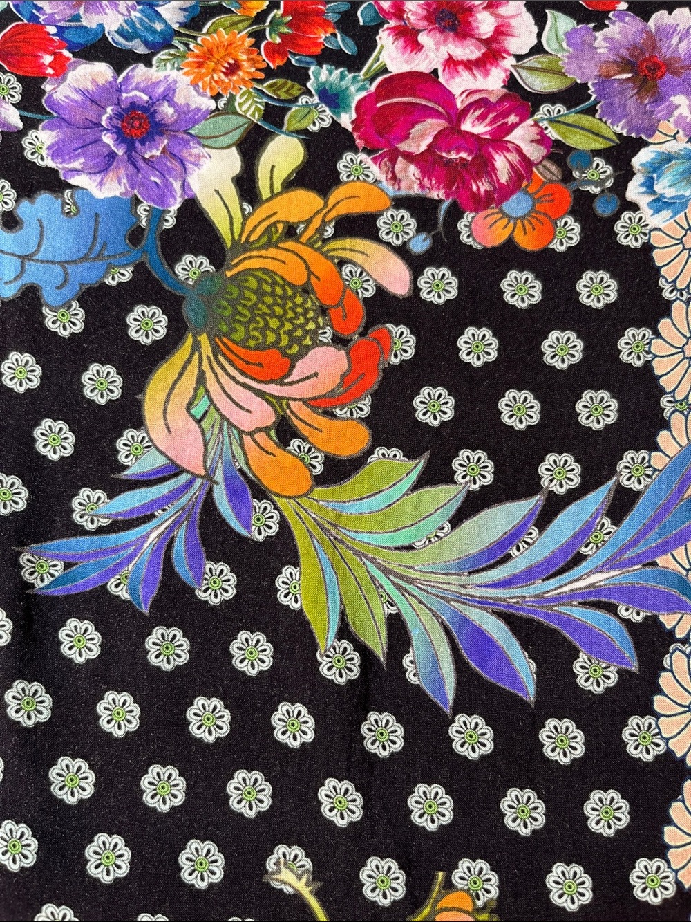 Johnny Was Dream Printed Split Pants EUC - Picture 6 of 9